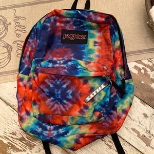 Jansport Hippie Daze backpack tie dye